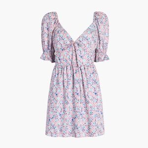 Hill House Home The Ophelia Mini Dress - Pink Basketweave Vine Size XXSPink Bask